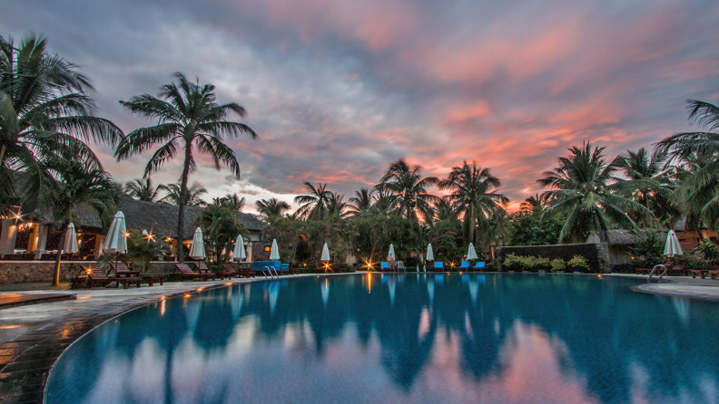 Poolsunset Hdr