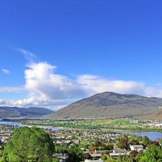 Udsigt over Kamloops