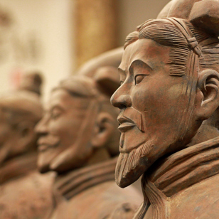 Rækker af soldater i Terrakottahæren