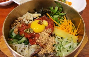 Sydkorea Jeonju Bibimbap