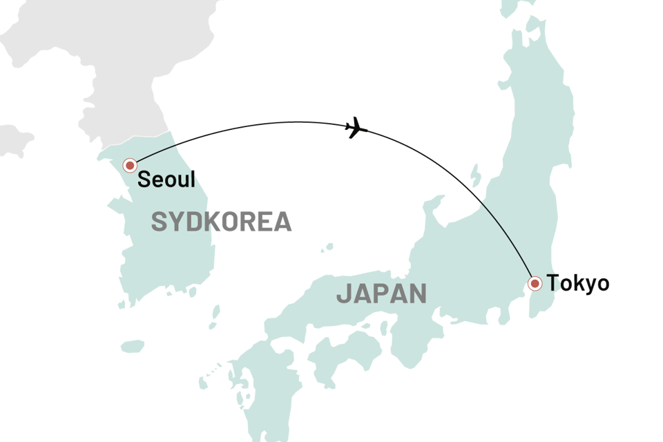 Japan Sydkorea