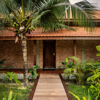 Farm House Smiling Gecko Luxury Suite Bungalow Indgang