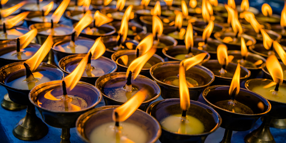 Nepal Kathmandu Tempel Lys Ss 2078774938
