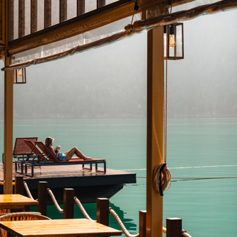 Relaxing By The Lake