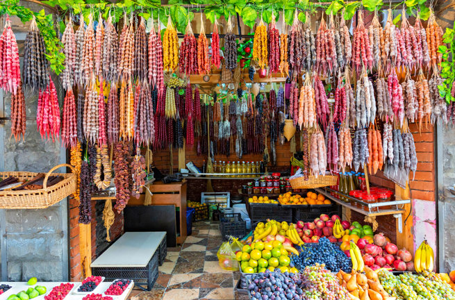 Churchkhela Tbilisi Georgien