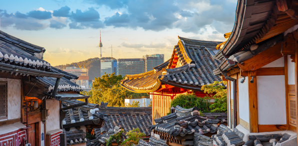 Vi starter vores rejse i Sydkoreas hovedstad Seoul...