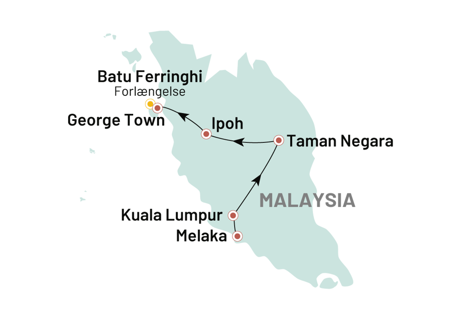 Malaysia Malaccahalvoens Hemmeligheder