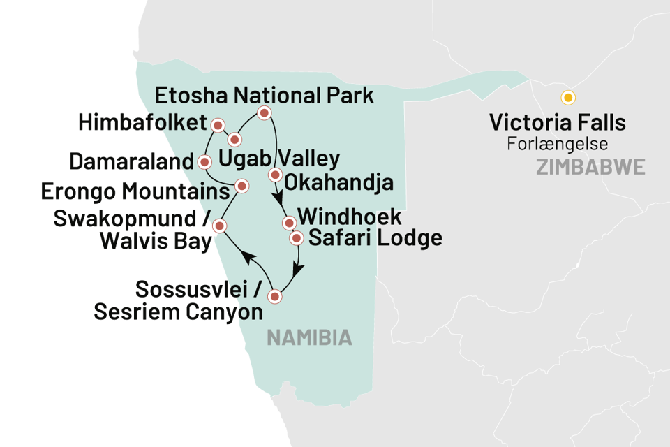 Namibia En Rejse I Forunderlig Skoenhed RR