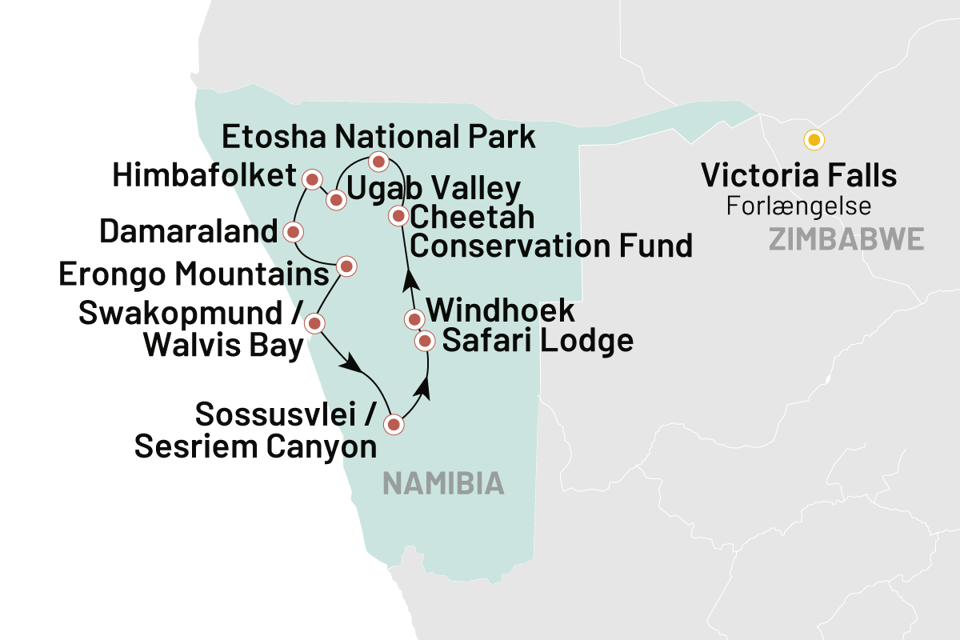 Namibia En Rejse I Forunderlig Skoenhed RR