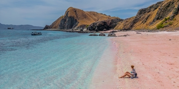 Pink Beach, Indonesien