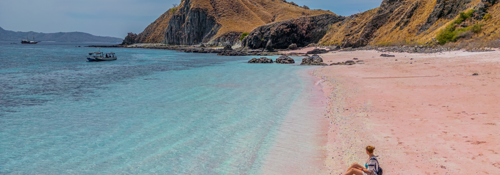 Pink Beach, Indonesien