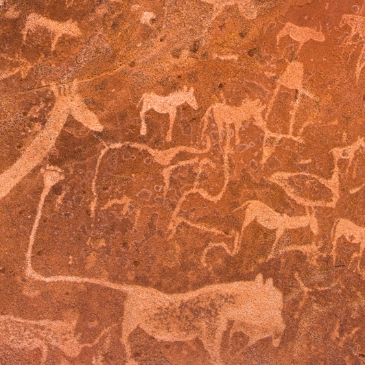 Hulemaleri i Damaraland