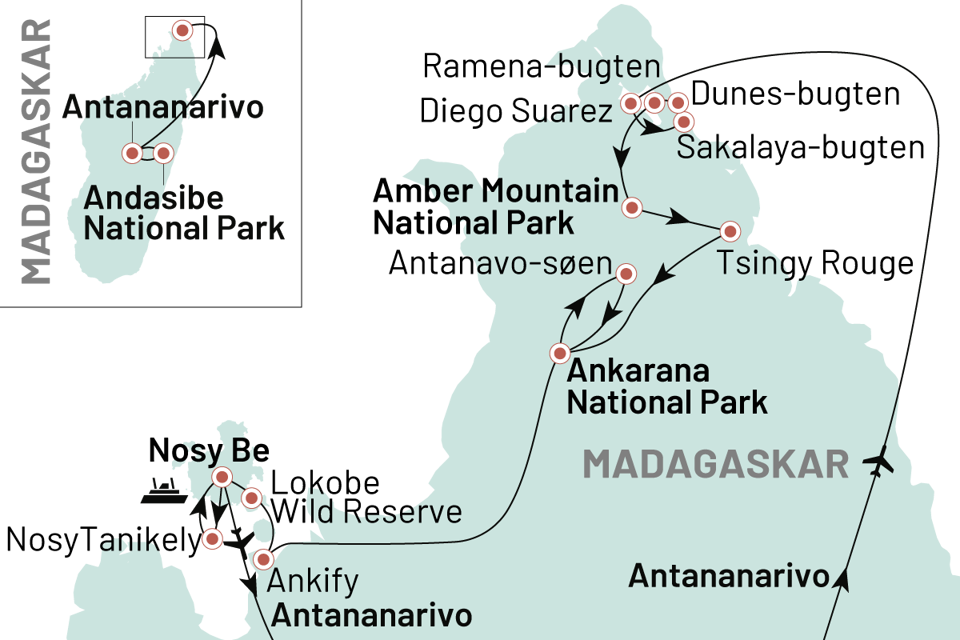 Madagaskar Lemurernes Land