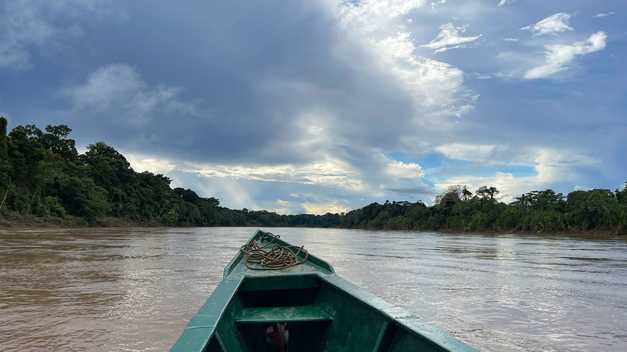 Kanoudsigt I Tambopata