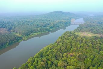 Vi besøger også fuglereservatet i Thattekad