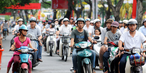 Gademylderet i Hanoi.
