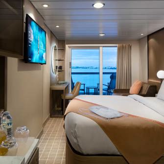 Aqua kahyt med balkon